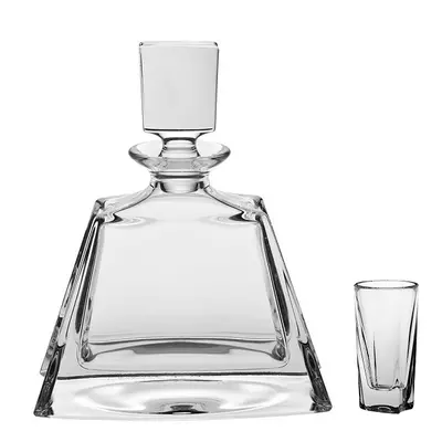 Crystal Bohemia KATHRENE liquer set (1+6)