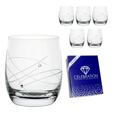 Celebration Crystals modern Globo 350 ml 6 ks