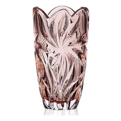 Aurum Crystal Váza FLORA pink 280 mm