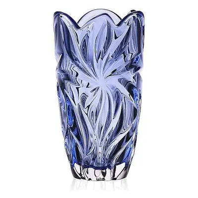 Aurum Crystal Váza FLORA blue 280 mm