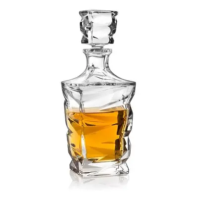 Crystal Bohemia ZIG ZAG karafa na whisky 0,75 l