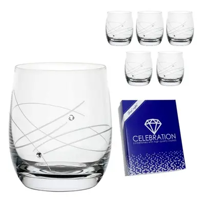 Celebration Crystals modern Globo 350 ml 6 ks