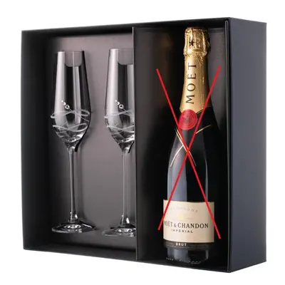 Diamante Swarovski Venezia Champagne Set 230 ml 2 ks