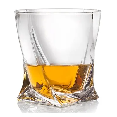 Crystal Bohemia Sklenice na whisky QUADRO 340 ml, 6 ks