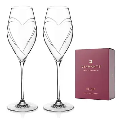 Diamante Swarovski prosecco Hearts 230 ml 2 ks