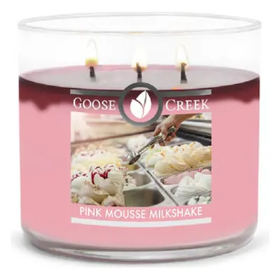 Goose Creek - Pink Mousse Milkshake Aromatická svíčka ve skle 411 g