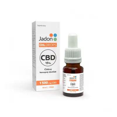 Jadon - Oil drops- konopný destilát CBD 15% Konopný destilát 15% 10 ml