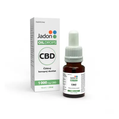 Jadon - Oil drops- konopný olej CBD 10% Konopný destilát 10% 10 ml