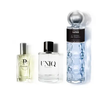 UNIQ No. 260 + PURE No. 260 + L Uomo de Saphir - TRIO Voda po holení 100ml + Parfémovaná voda