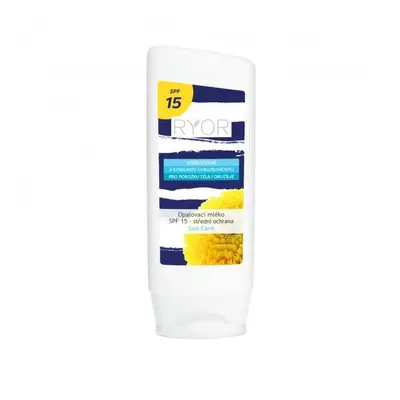 RYOR - Opalovací mléko SPF 15 - střední ochrana Tělové mléko 200 ml