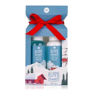 Accentra - ALPINE COZINESS koupelový set s mašlí Sprchový gel 100ml + Tělové mléko 100ml