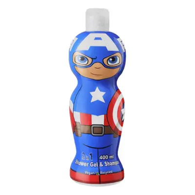 CAPTAIN AMERICA - sprchový gel a šampón 2v1 Sprchový gel a šampón - 400 ml