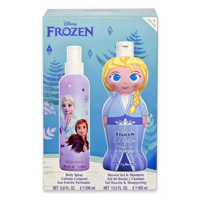 FROZEN - kosmetická dárková sada Tělový sprej 200 ml + sprchový gel a šampón 2v1 400ml