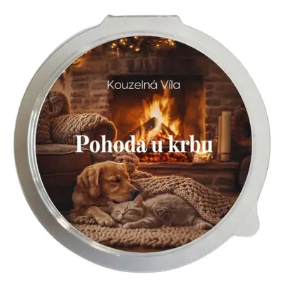 Kouzelná Víla - POHODA U KRBU Sójový vonný vosk do aromalampy 20g