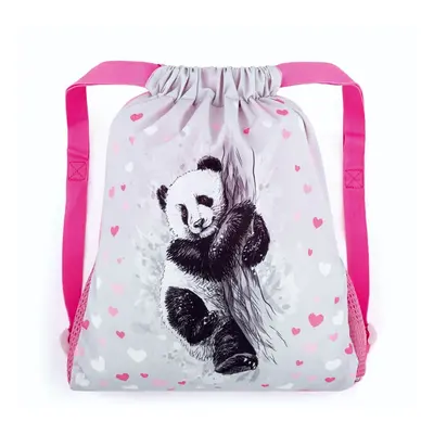 Bagmaster SÁČEK BETA 22 B školní na přezůvky / tělocvik - panda