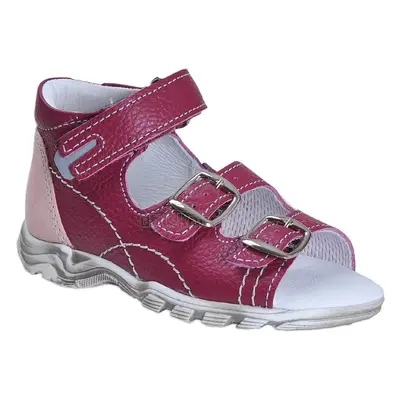 Dětské letní boty Boots4u T-213 bordo rose