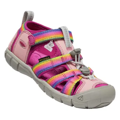 Dětské sandály Keen Seacamp II CNX YOUTH rainbow/festival fuchsia