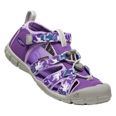 Dětské sandály Keen Seacamp II CNX YOUTH camo/tillandsia purple