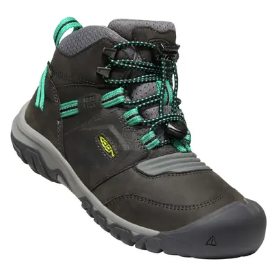 Trekové boty Keen RIDGE FLEX MID WP YOUTH magnet/greenlake