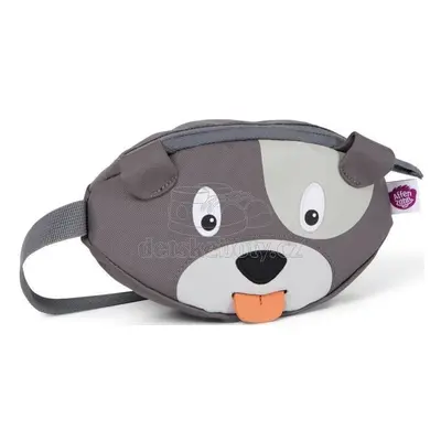 Dětská ledvinka Affenzahn Hip-Bag - Dog David - grey