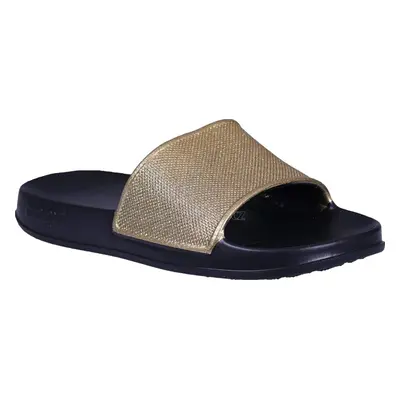 Dětské plážovky Coqui 7082 Black/Gold Glitter