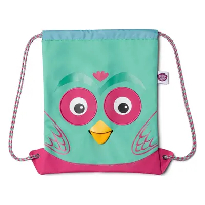 Dětský batůžek Affenzahn Kids Sportsbag Owl - turquoise