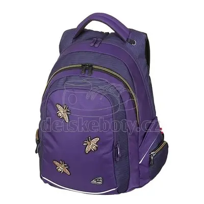 Studentský batoh FAME Bee Violet B-42029-074