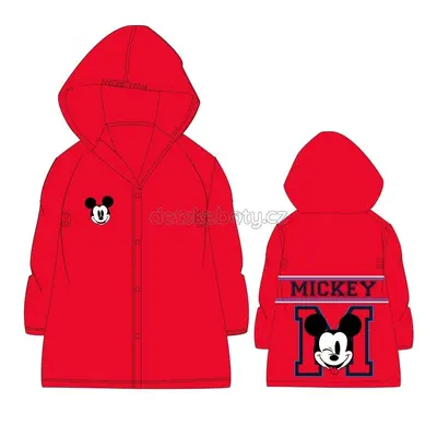 pláštěnka Eexee Mickey červená