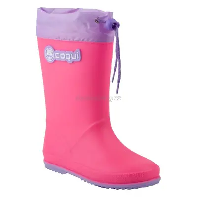 Dětské gumáky Coqui 8509 Lt.fuchsia/Lt.lila