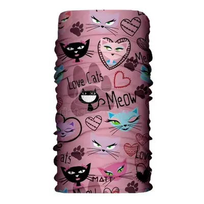 Matt Kids Scarf Ptec.Coolmax Eco love cats