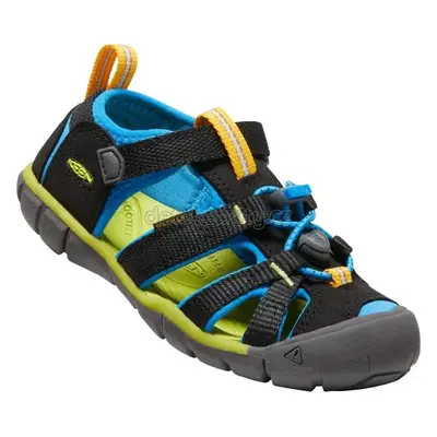 Dětské sandály Keen Seacamp II CNX children black/brilliant blue