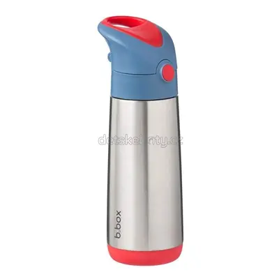 b.box 500148 Termoska na pití s brčkem 500 ml - blue blaze