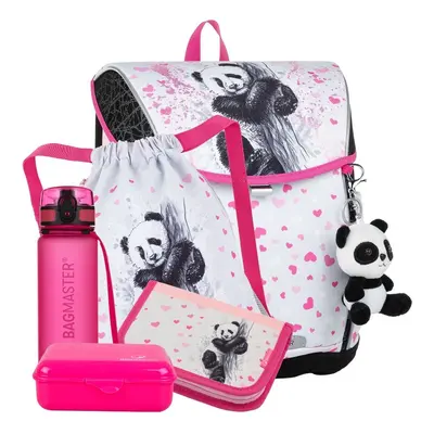 Bagmaster PRIM 23 B velký školní set pro prvňáčky - panda