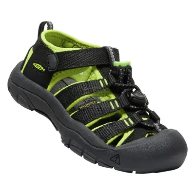 Dětské sandály Keen NEWPORT H2 CHILDREN black/lime green