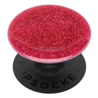 PopSockets PopGrip Gen.2, Glitter Red, červené třpytky zalité v pryskyřici