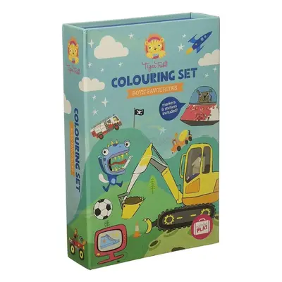 Omalovánky Tiger Tribe Colouring Set - Boys' Favourites