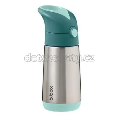 b.box 500707 Termoska na pití s brčkem 350 ml - emerald forest