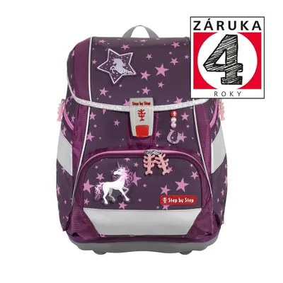 Školní aktovka/batoh 2IN1 PLUS pro prvňáčky – 6dílný set, Step by Step Unicorn Nuala