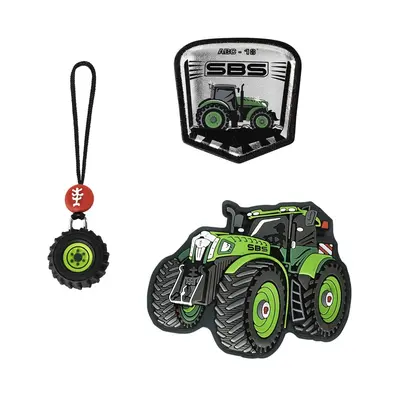 Doplňková sada obrázků MAGIC MAGS Green Tractor Fred k aktovkám GRADE, SPACE, CLOUD, 2v1 a KID