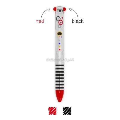 Dvoubarevná propiska Legami Two-Colour Ballpoint Pen - Click&Clack - Robot