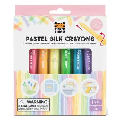 Voskovky Tiger Tribe Pastel Silk Crayons - pastelové