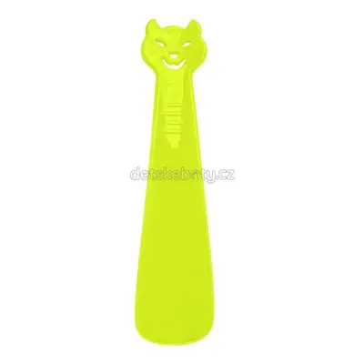 VTR lžíce 18 cm kočka žlutá neon