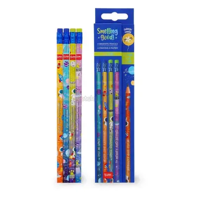 Sada 4 vonných grafitových tužek HB Legami 4 Scented Hb Graphite Pencils - Smelling Good! - Spac