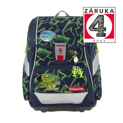 Školní aktovka/batoh 2IN1 PLUS pro prvňáčky – 6dílný set, Step by Step Wild T-Rex Taro