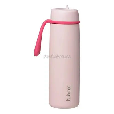 b.box 0922 Nerezová termolahev s brčkem 690 ml - pink paradise