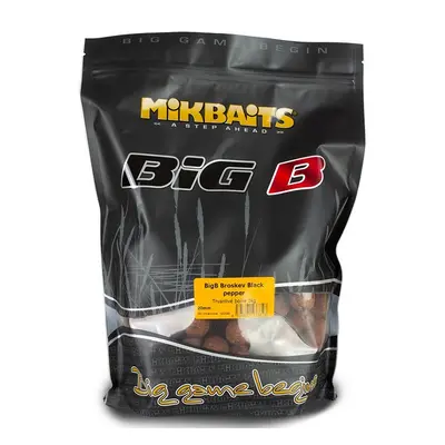 Mikbaits boilie legends bigb broskev black pepper-2,5 kg 20 mm