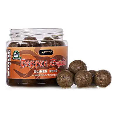 Sportcarp boilies v dipu dipped boilies 200 ml 18 mm - pepper squid