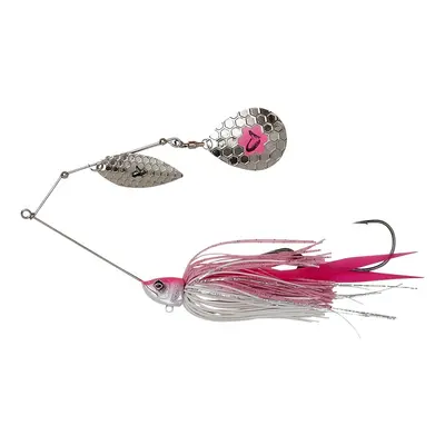 Savage gear třpytka da bush spinnerbait sinking pink silver - 21 cm 55 g