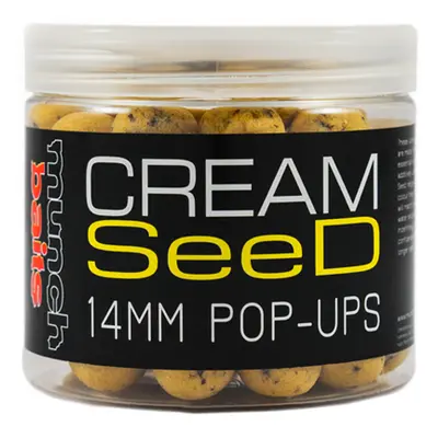 Munch baits plovoucí boilies pop-ups cream seed 200 ml-18 mm