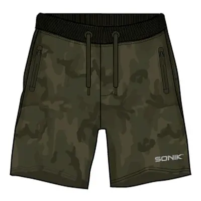 Sonik kraťasy camo fleece shorts - m